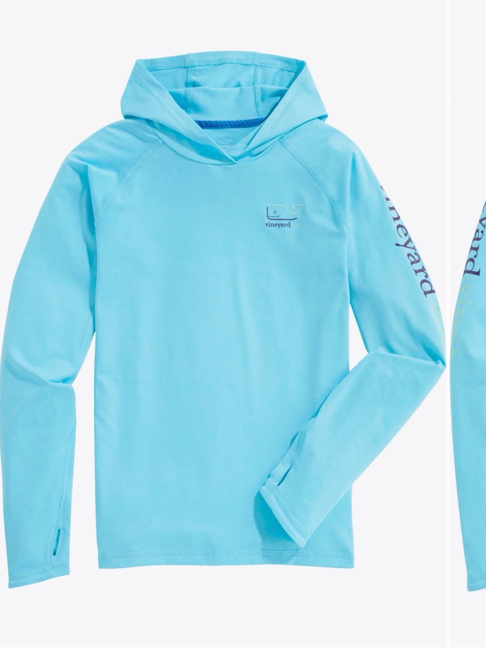 Vineyard Vines Kids Light Aqua Hoodie